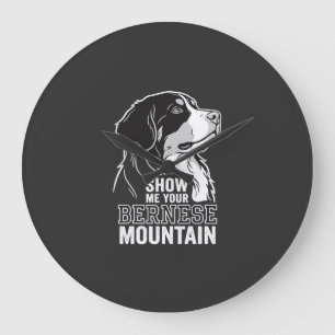 Relógio Grande Cão de Montanha Bernês Mostre-me o seu