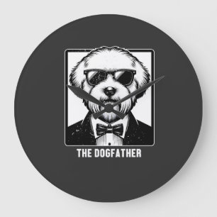 Relógio Grande Cão de Ovelha do Inglês Antigo O Padinho do Cão Tu