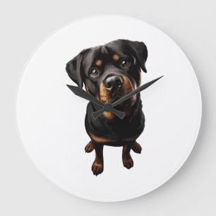 Relógio Grande cão rottweiler