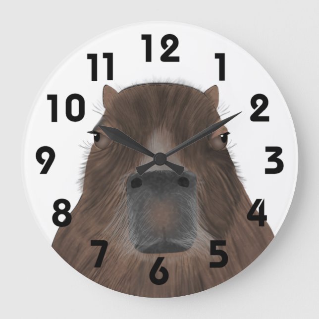 Relógio Grande Capybara Clock (Frente)