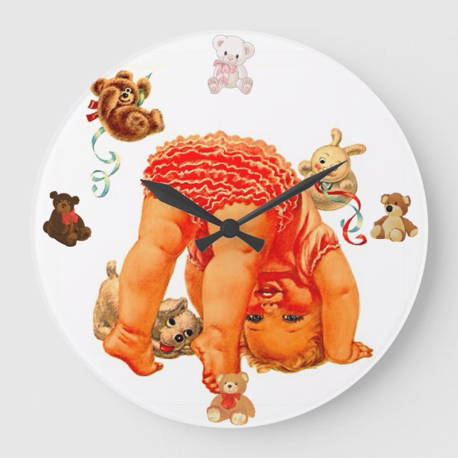 Relógio Grande "Cara de bebê" (Frente)