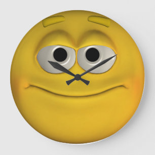 Relógio Grande Cara de sorriso
