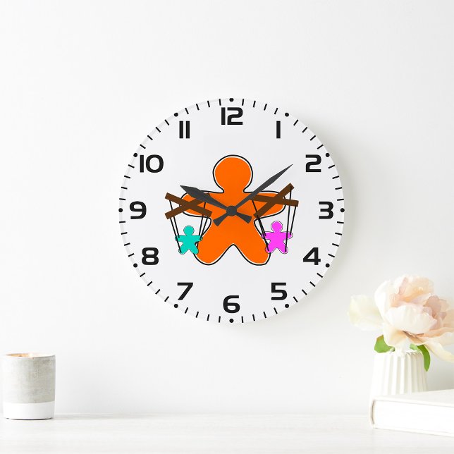 Relógio Grande Caracteres de Controle Mestre de Fantoche de Ginge (Criador carregado)