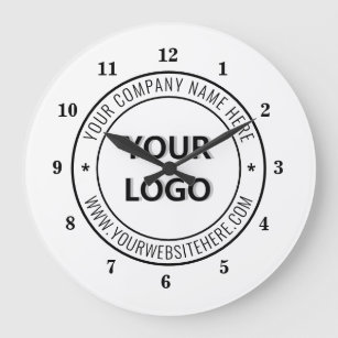Relógio Grande Carimbo da empresa de logotipos comerciais - Escri