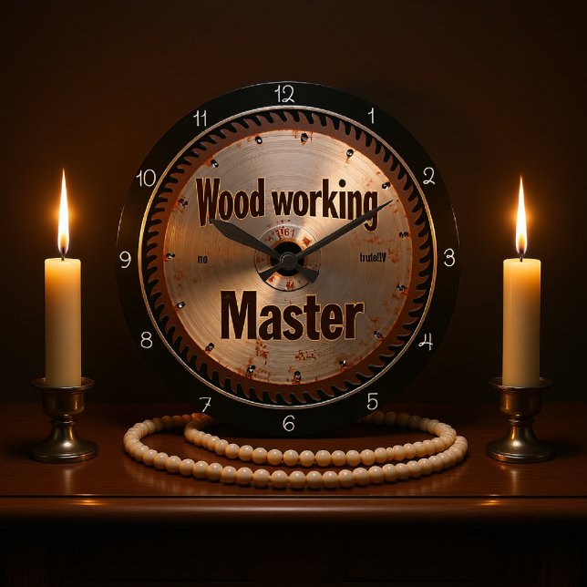 Relógio Grande Carpenter's Saw Blade (Criador carregado)