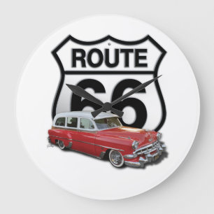 Relógio Grande Carro Clássico da Rota 66