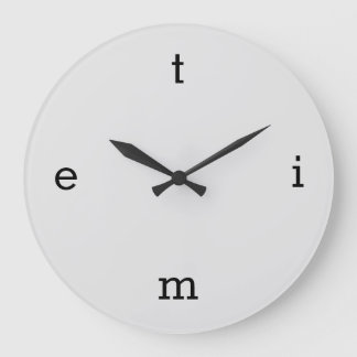 Relógio Grande Cartas de TIME