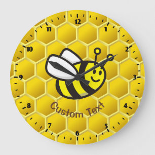 Relógio Grande Cartoon de Honeybee