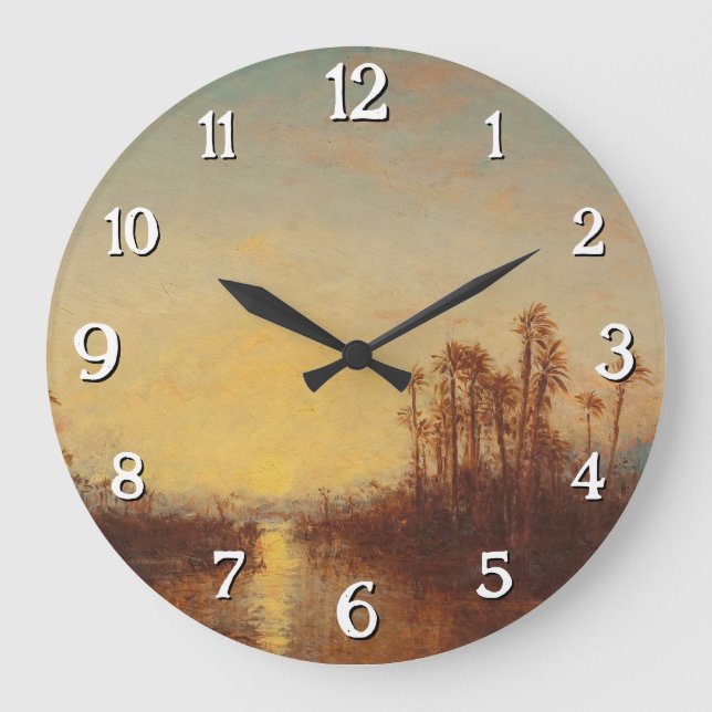 Relógio Grande Cartum, Coucher De Soleil - Félix Ziem (Frente)