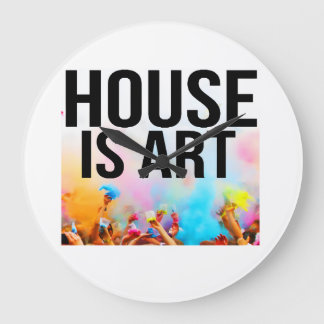 RELÓGIO GRANDE CASA É ARTE, FONTES PRETAS, PESSOAS PINTANDO