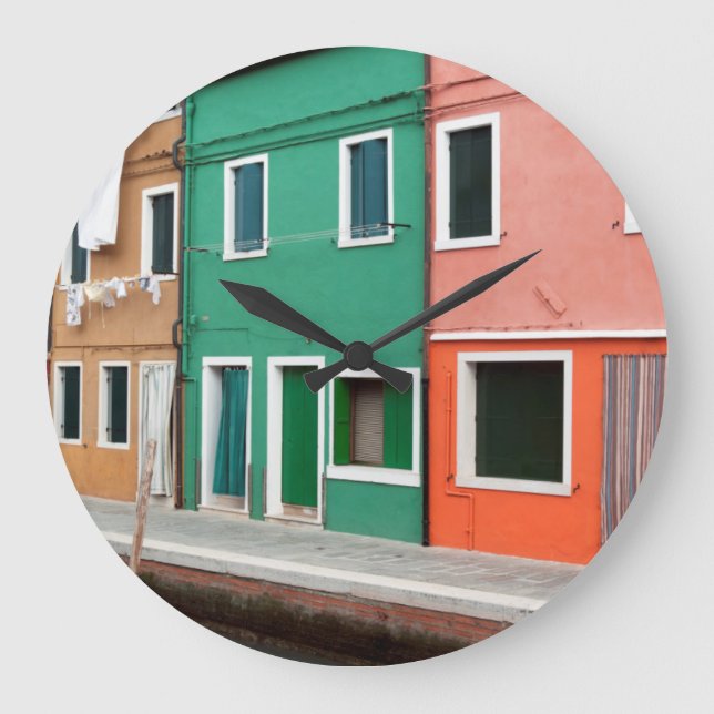 Relógio Grande Casas na frente (Frente)