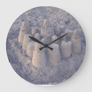 Relógio Grande castelo de areia de sonho