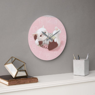 Relógio Grande Cat no telefone