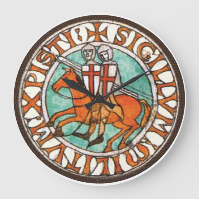 Relógio Grande Cavaleiros Templários (Frente)