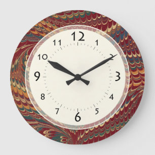 Relógio Grande Cavalheiro de mármore antigo elegante de Edwardia