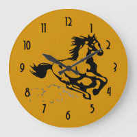 Cavalo de galope selvagem e livre