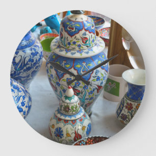 Relógio Grande Cerâmica turca