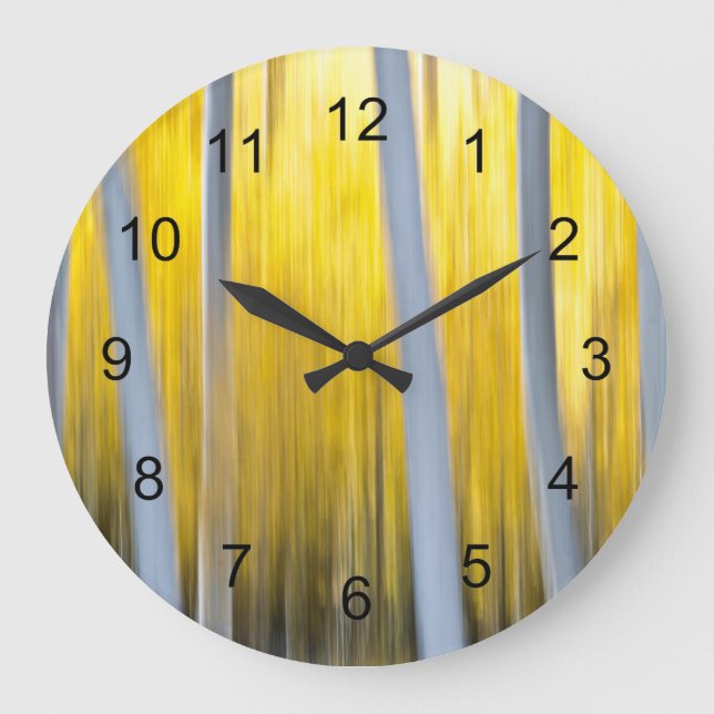 Relógio Grande cercado por árvores de Aspen (Frente)