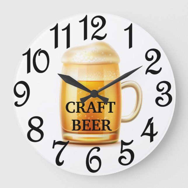 Relógio Grande Cerveja Artesanal (Frente)
