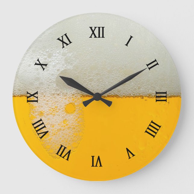 Relógio Grande Cerveja Fresca Fria (Frente)