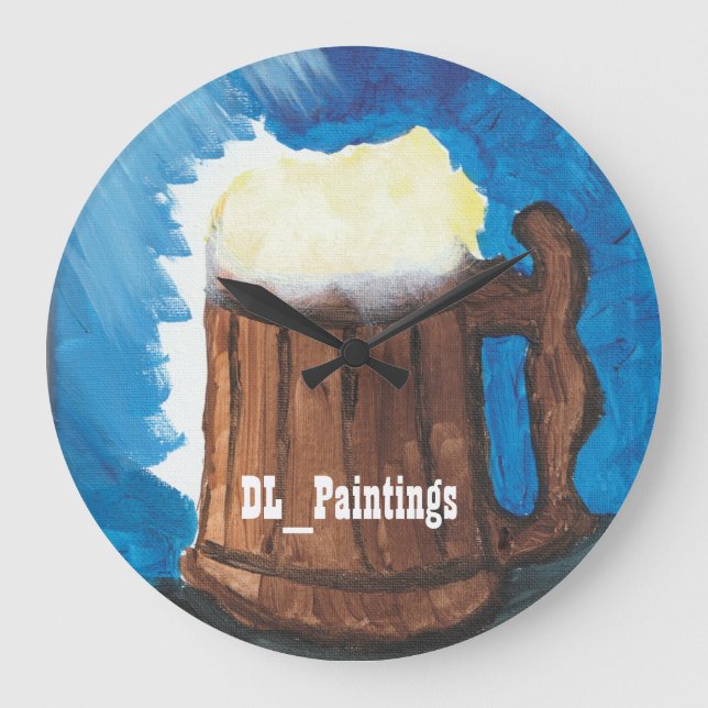 Relógio Grande Cerveja O'clock! (Frente)