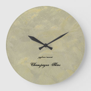 Relógio Grande Céu de Champanhe