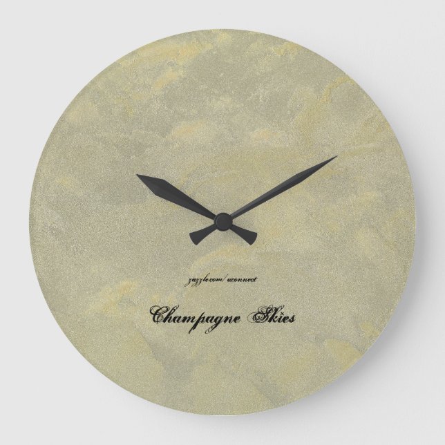 Relógio Grande Céu de Champanhe (Frente)