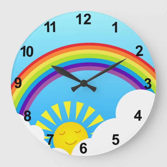 Relógio Grande Céu de Verão (Frente)