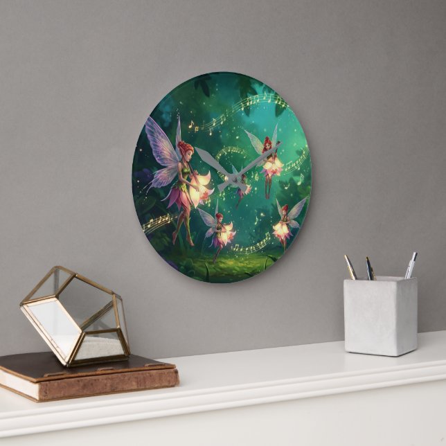 Relógio Grande Chá de Noiva da Fada das Flores (Escritório)