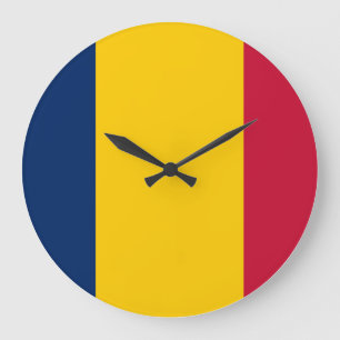 Relógio Grande Chad Flag