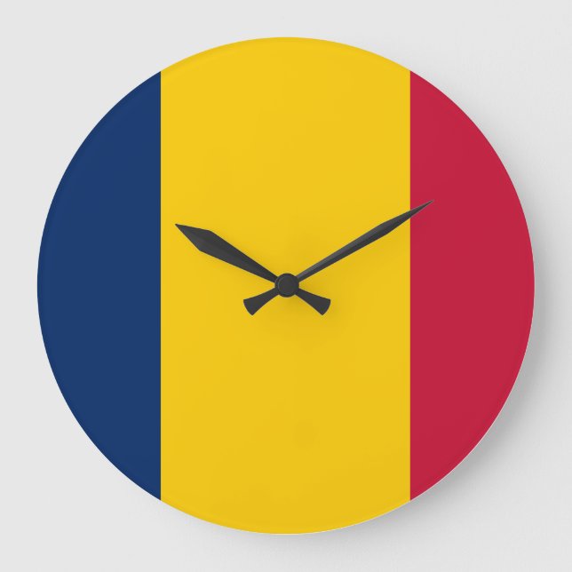 Relógio Grande Chad Flag (Frente)