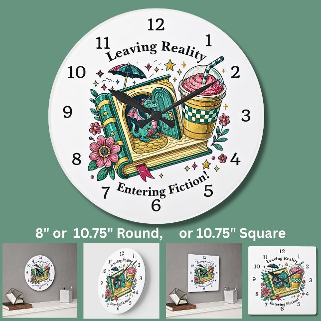 Relógio Grande Change Text, Leaving Reality Entering Fiction      (Criador carregado)