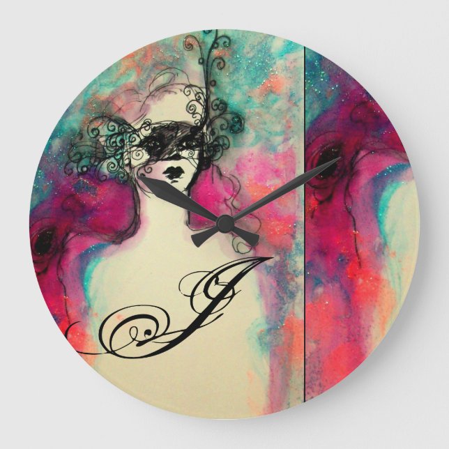 RELÓGIO GRANDE CHARM MONOGRAM (Frente)