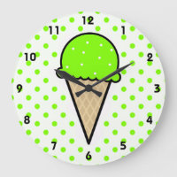 Chartreuse, Neon Green Sorvete Cone