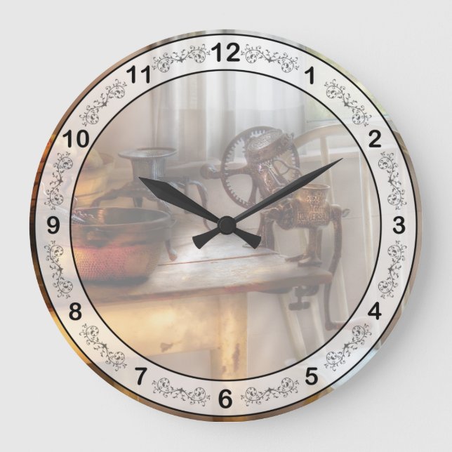 Relógio Grande Chef - Cozinha - Preparações de cozinha (Frente)