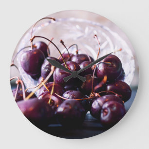 Relógio Grande Cherries