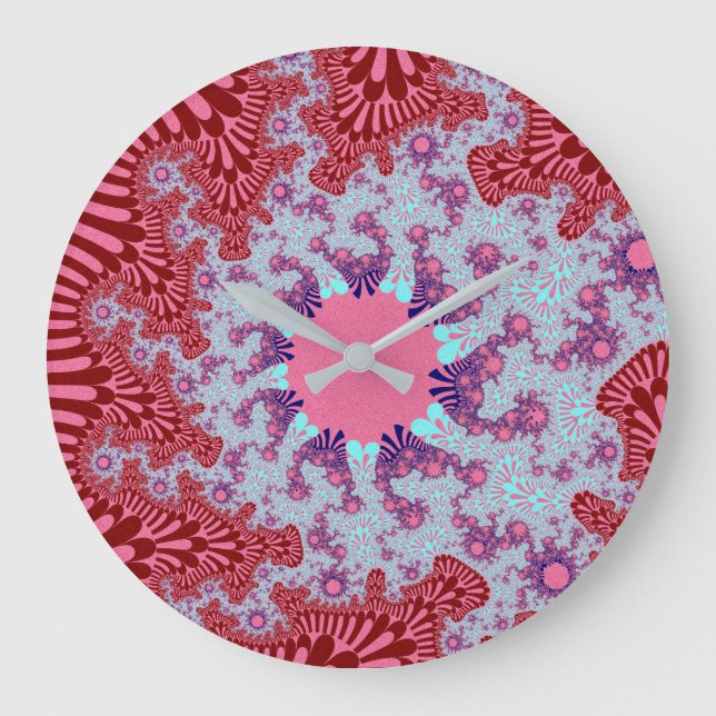 Relógio Grande Cherry Cola Sunburst (Frente)