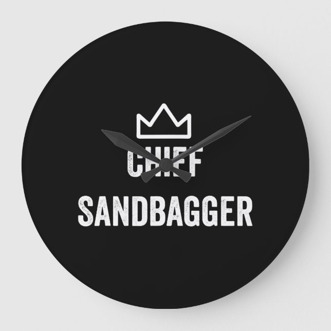 Relógio Grande Chief Sandbagger Golf Meme Bjj Chess Sandbag (Frente)