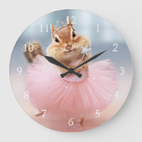 Chipmunk Ballerina bonito em tutu no Dance Studio