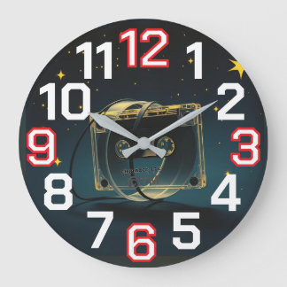 Relógio Grande ChiRadioLLC™ Clock designed by www.djelove.com