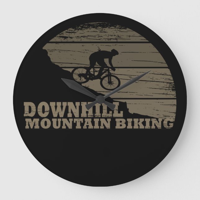 Relógio Grande Ciclismo de Montanha MTB Downhill (Frente)