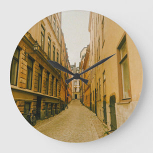 Relógio Grande Cidade Antiga, Gamla Stan, Estocolmo, Suecia