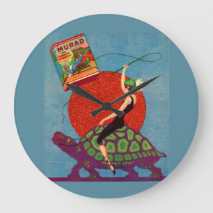 Relógio Grande Cigarros assassinados a montar uma tartaruga gigan