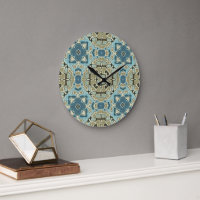 Cinza Verde Azul Ochre Hip Bohemian Bali Art