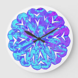 RELÓGIO GRANDE CÍRCULO ABSTRATO WYCINANKI