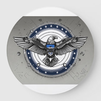 Relógio Grande Círculos de eterno: A Coleção de Quadros Acrílicos