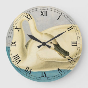 Relógio Grande Cisne Trombeteiro por John James Audubon, Ave Vint