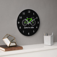 Citação com Bicicleta Verde em Preto