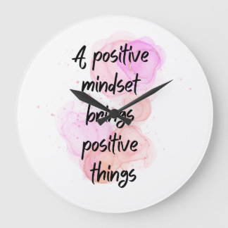 Relógio Grande citações inspiracionais positivas, motivação