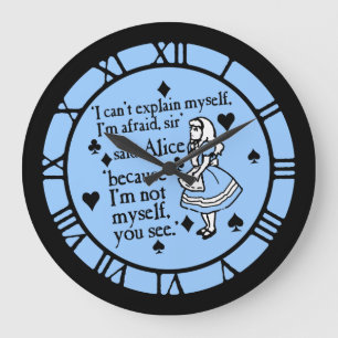 Relógio Grande Citações não eu mesmo de Alice